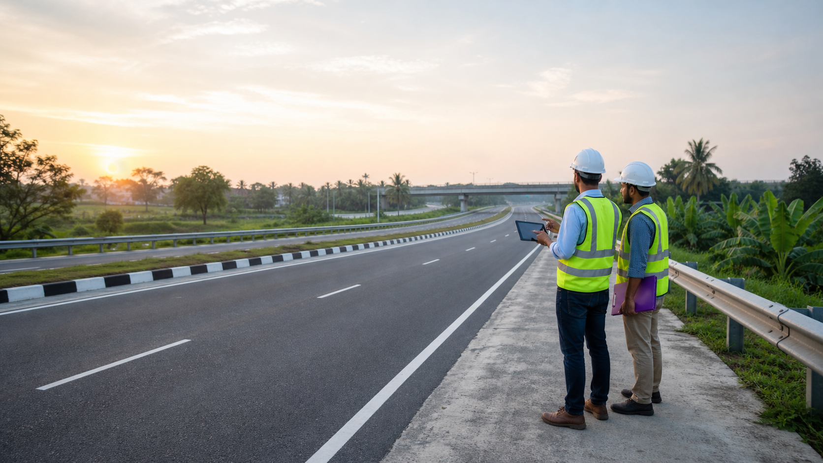 Representative digital road inspection on a national highway in Bangladesh